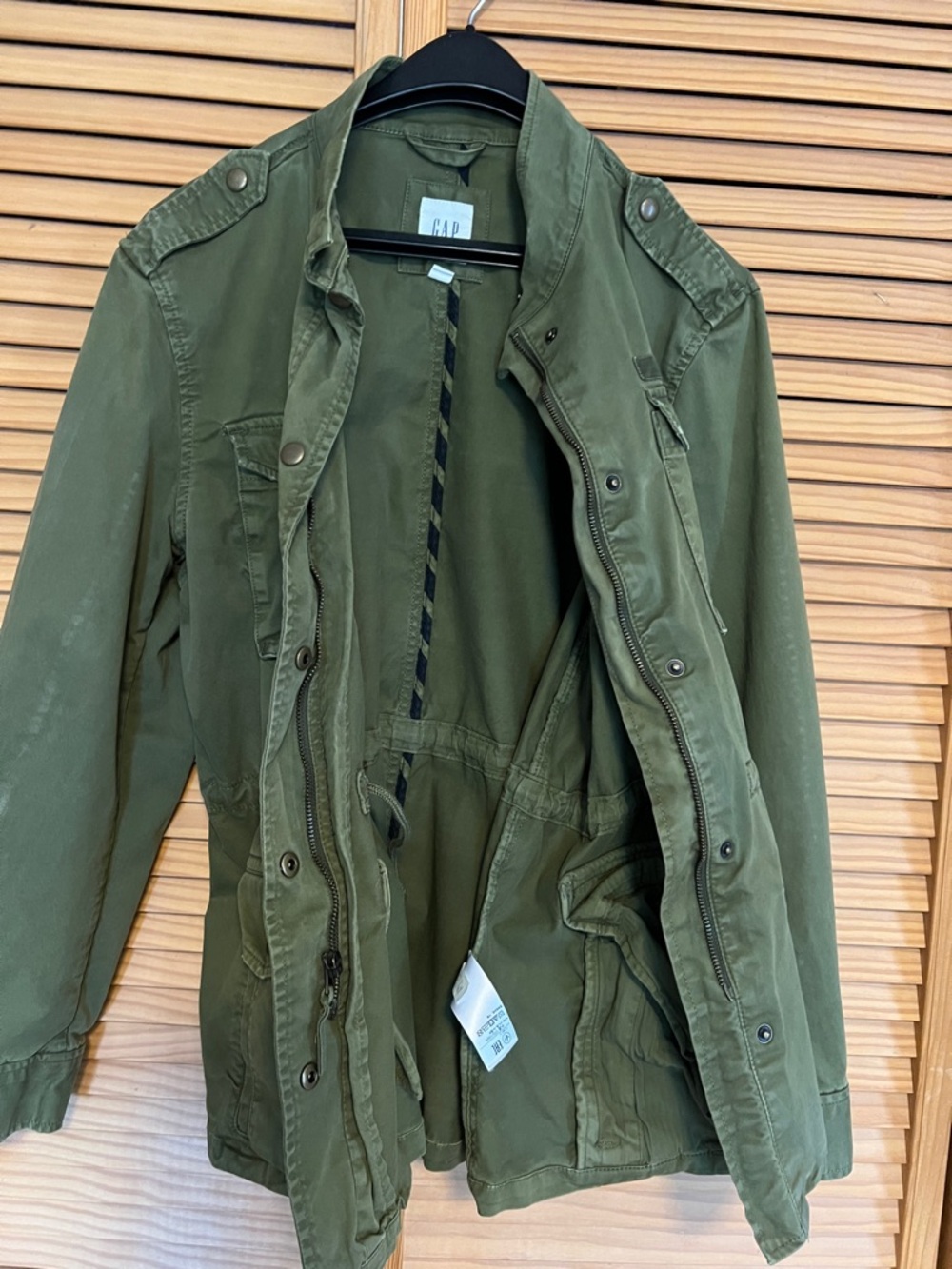 Gap Utility Jacket Distressed Womens size L - Picture 4 of 16